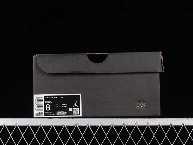 All categories Air Jordan Jordan series basketball shoes Air Jordan 1 Low Z version Air Jordan 1 Low "Shattered Backboard" AJ1 Joe 1 black and red buckle low-top cultural casual sneakers 553558-066